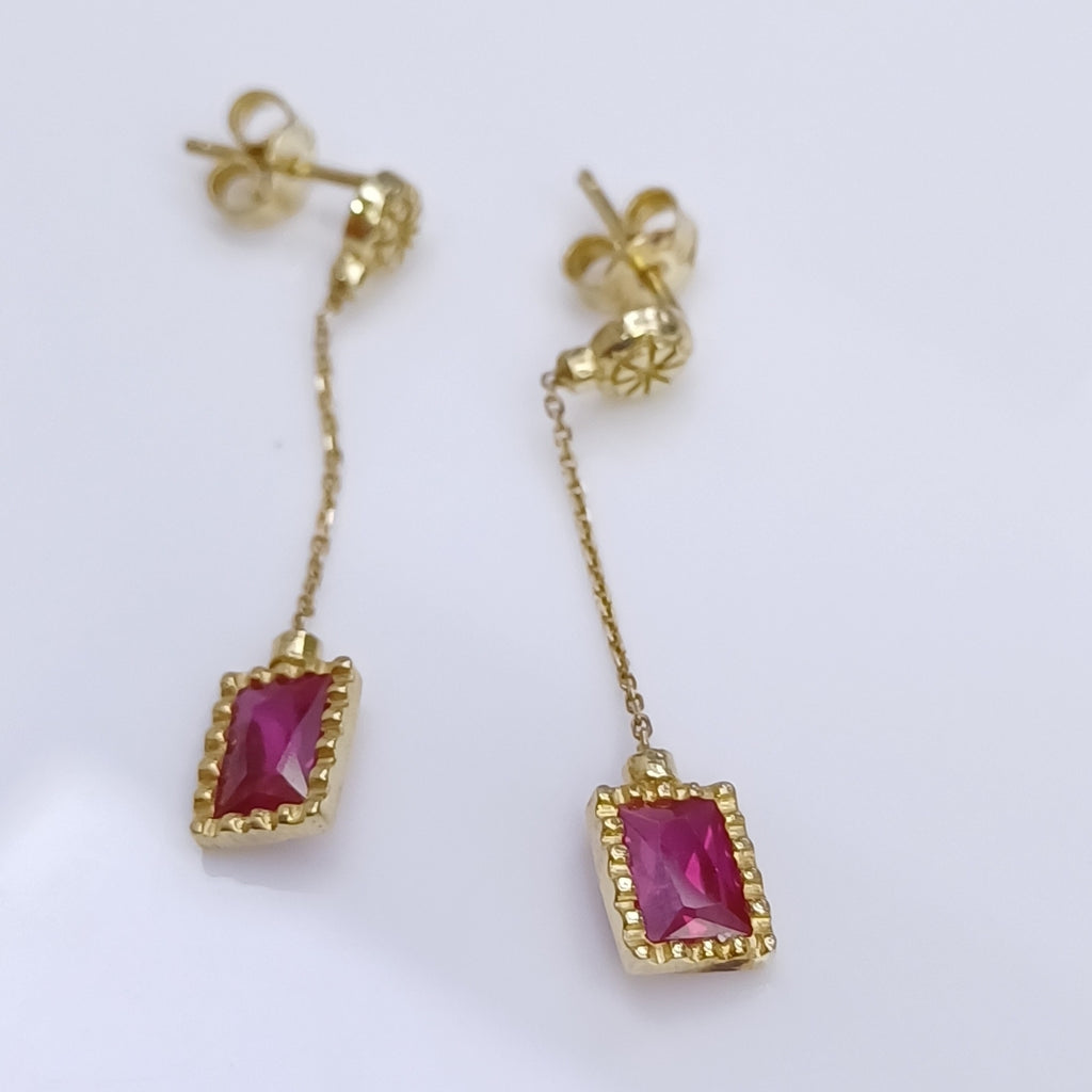 BROQUELES PAR ORO 14 K 2.2 GRMS (SEMINUEVO)