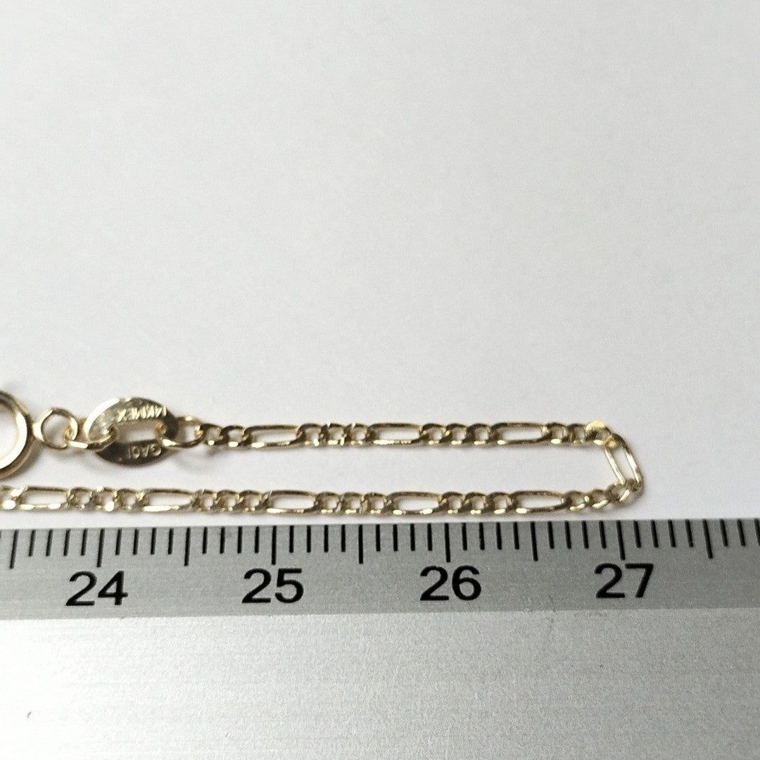 CADENAS TEJIDO 3X1 ORO 14K 55 CM 2.4 GR (NUEVO)