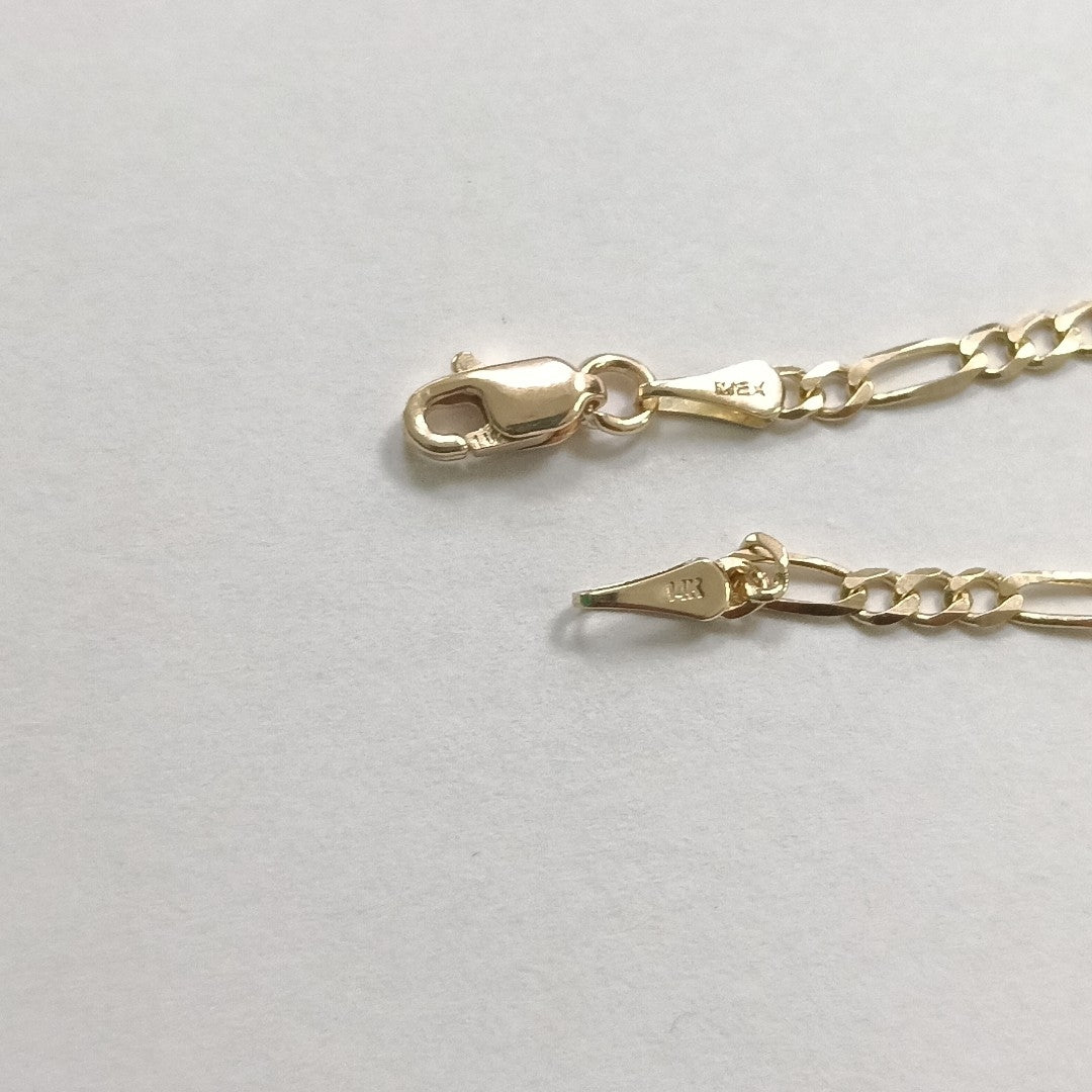 PULSERAS 3X1 ORO 14K 18 CM 1.8 GR (NUEVO)