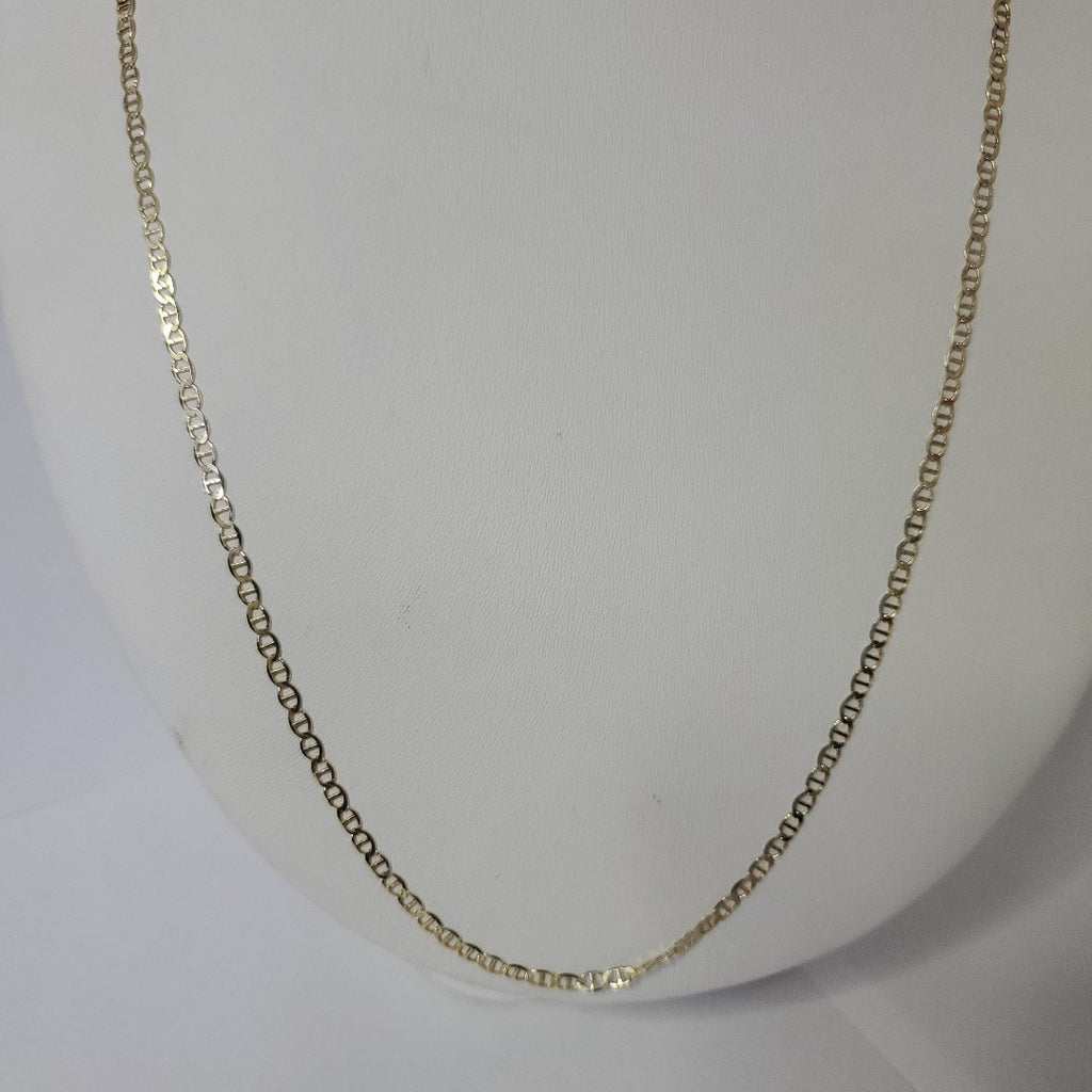 CADENAS TEJIDO GUCHI ORO 10K 60 CM 5.1 GR (NUEVO)