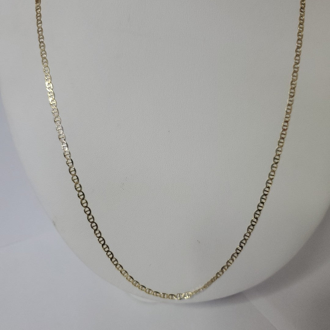 CADENAS TEJIDO GUCHI ORO 10K 60 CM 5.1 GR (NUEVO)