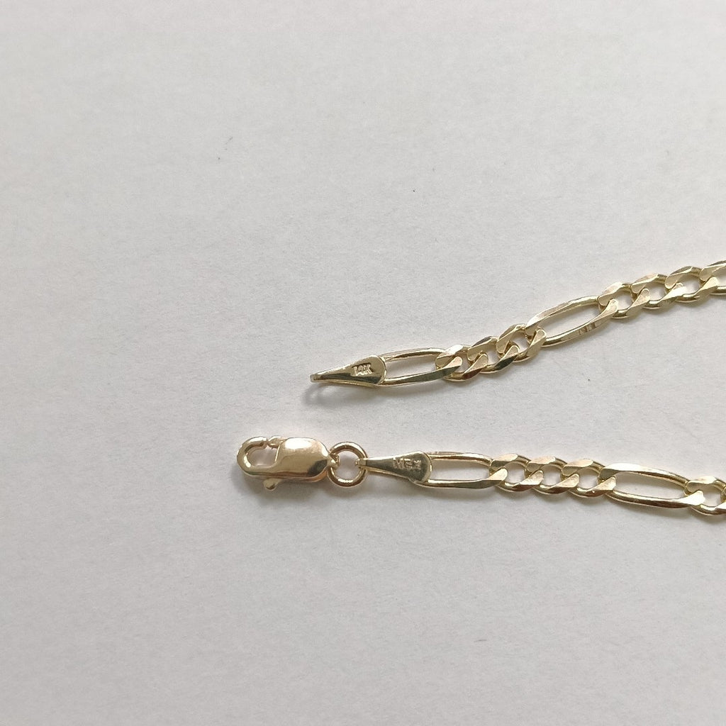 PULSERAS 3X1 ORO 14K 21 CM 3.3 GR (NUEVO)