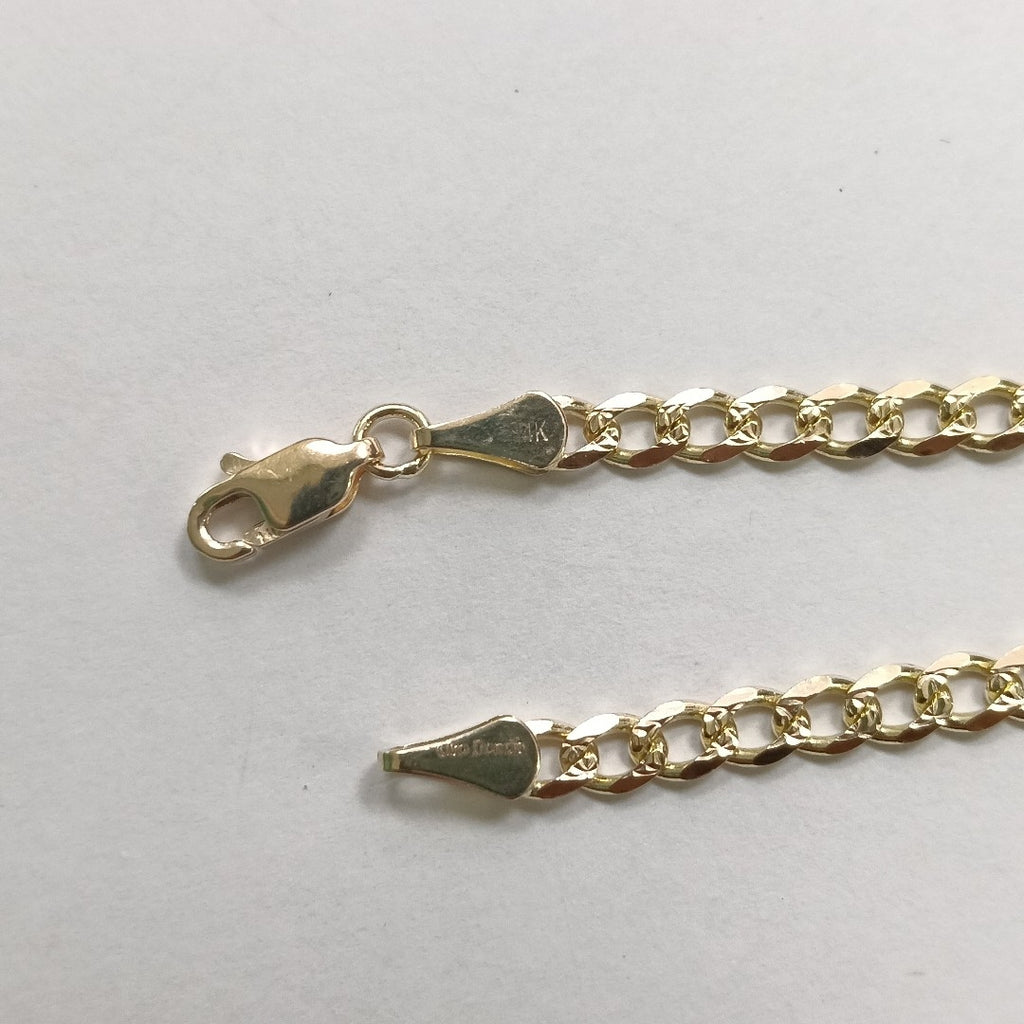 PULSERAS BARBADA ORO 14K 21 CM 5.3 GR (NUEVO)