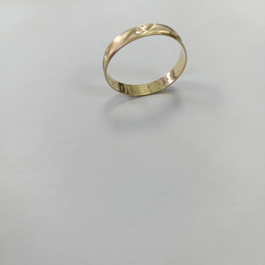 ARGOLLA ORO 10 K 1 GRMS (SEMINUEVO)