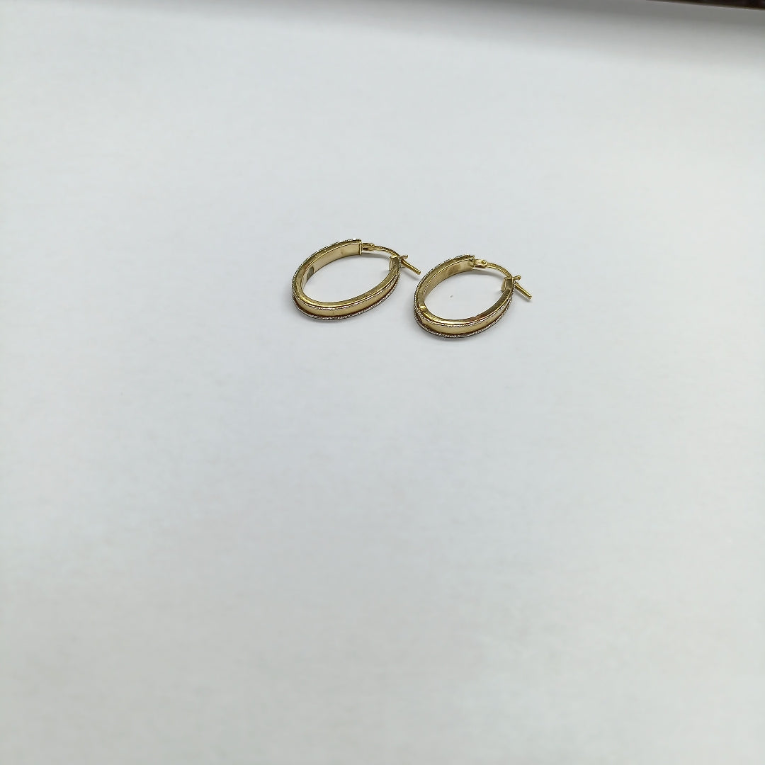 ARRACADAS PAR ORO 14 K 2,10 GRMS (SEMINUEVO)