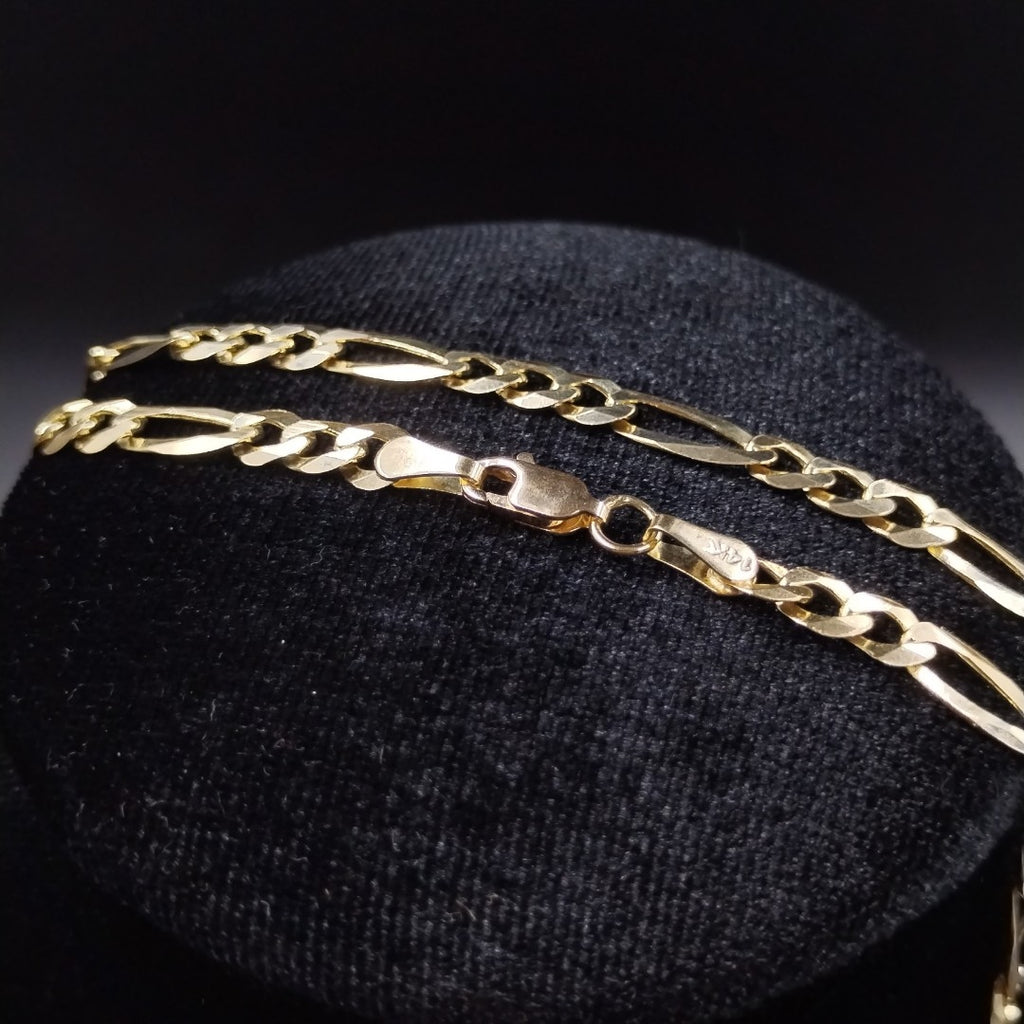CADENAS 3X1 ORO 14K 55 CM 16.9 GR (NUEVO)