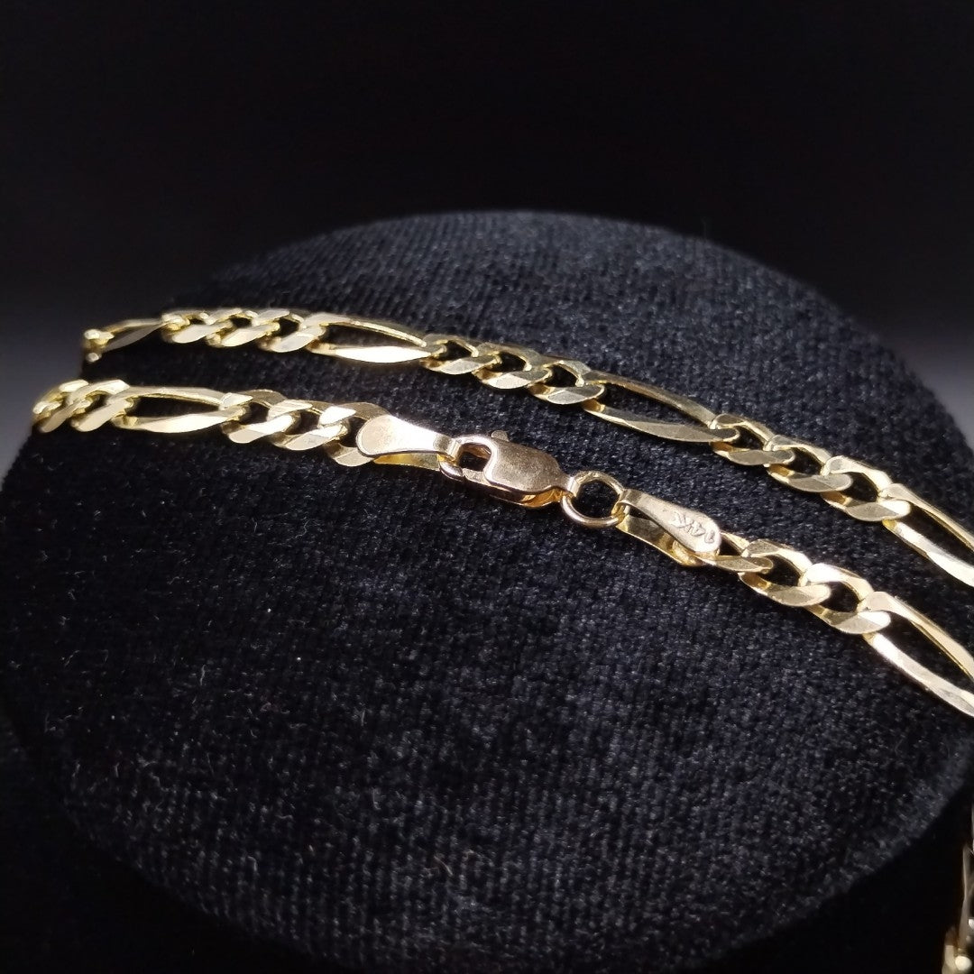 CADENAS 3X1 ORO 14K 55 CM 16.9 GR (NUEVO)