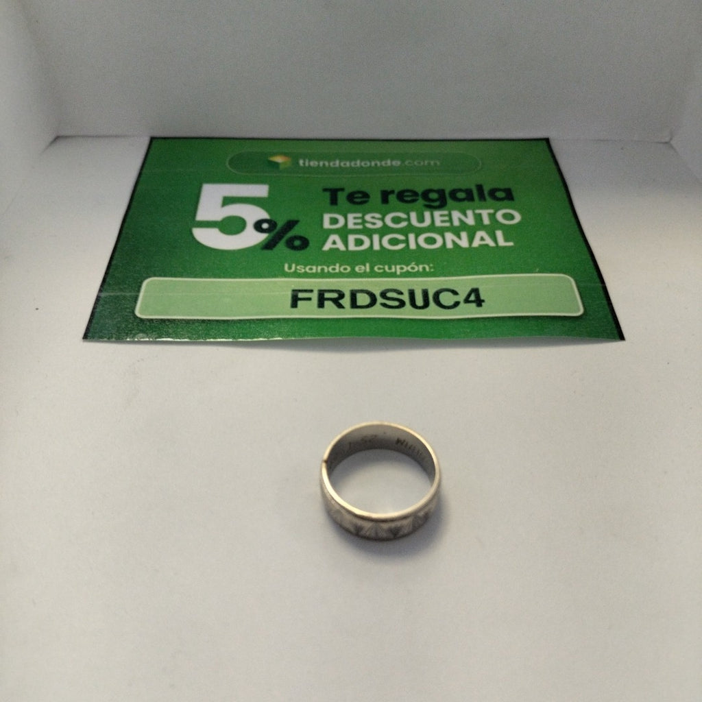 ANILLO ORO BLANCO 18 K 5,20 GRMS (SEMINUEVO)