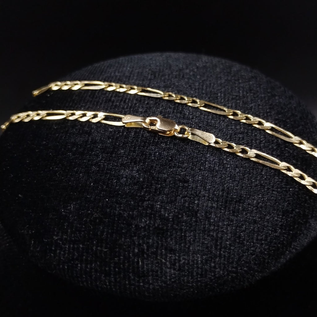 CADENAS 3X1 ORO 14K 55 CM 7.2 GR (NUEVO)