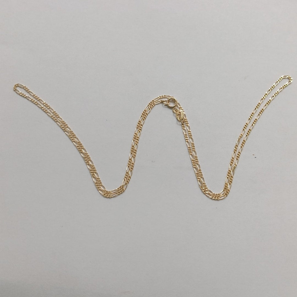 CADENAS TEJIDO 3X1 ORO 14K 55 CM 2.7 GR (NUEVO)