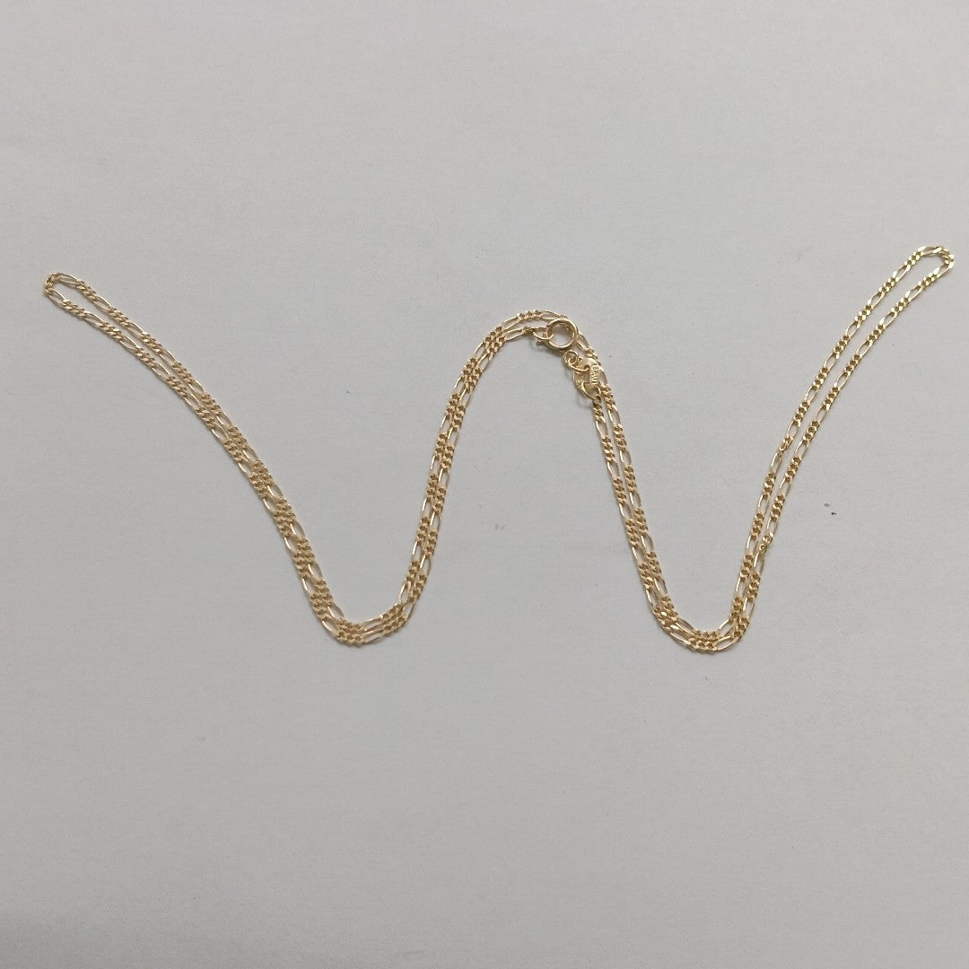 CADENAS TEJIDO 3X1 ORO 14K 55 CM 2.7 GR (NUEVO)