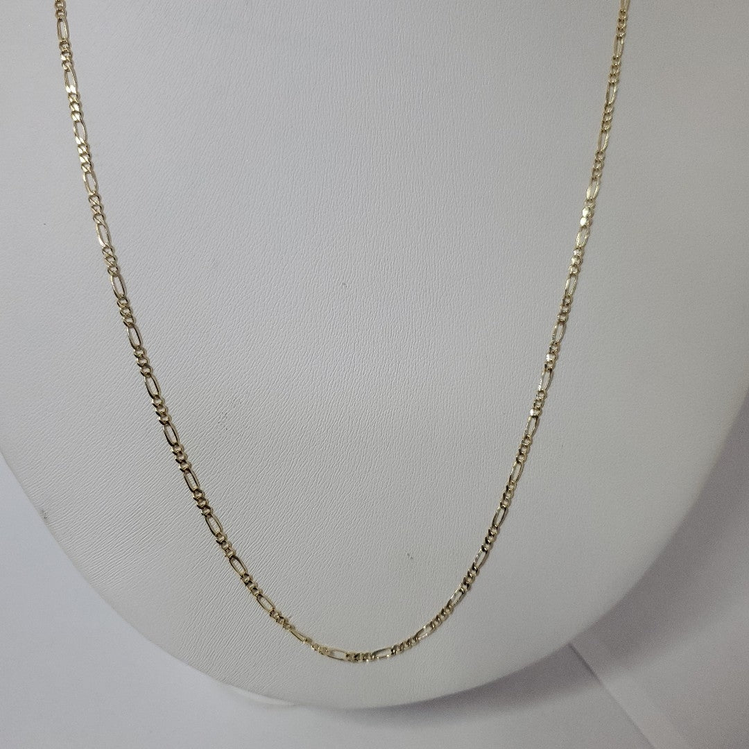 CADENAS TEJIDO 3X1 ORO 10K 55 CM 3.2 GR (NUEVO)