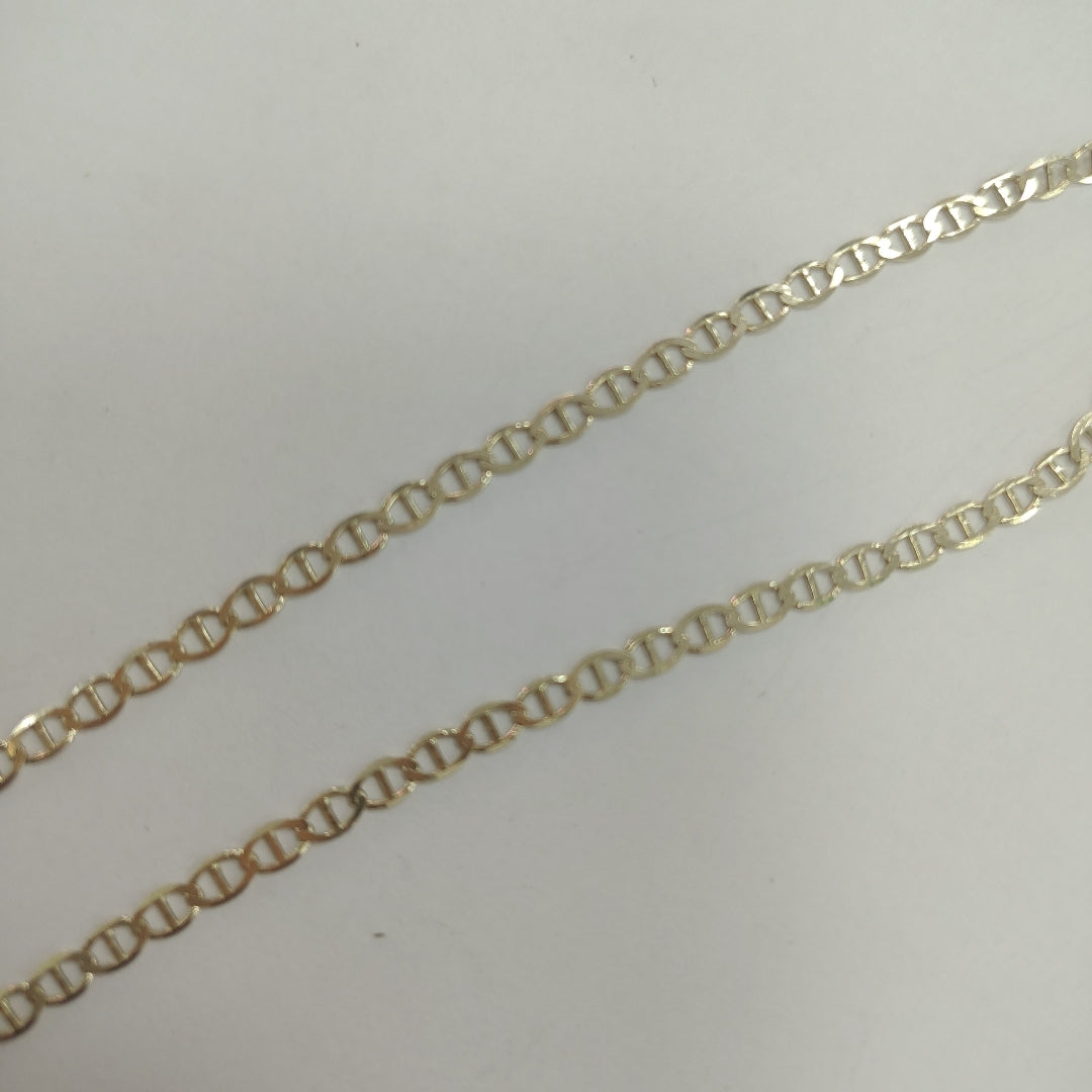 CADENAS TEJIDO GUCHI ORO 10K 55 CM 4.6 GR (NUEVO)