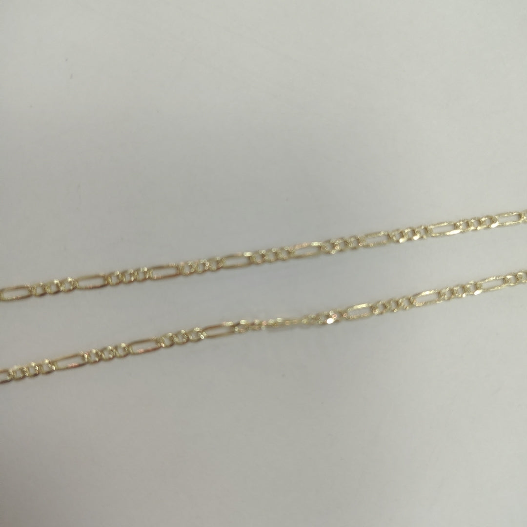 CADENAS 3X1 ORO 14K 55 CM 4 GR (NUEVO)