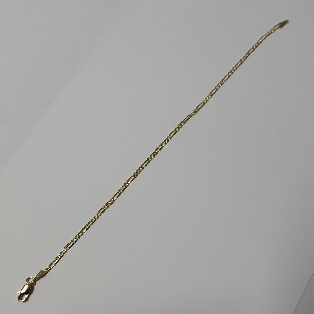 PULSERAS 3X1 ORO 14K 18 CM 1.5 GR (NUEVO)