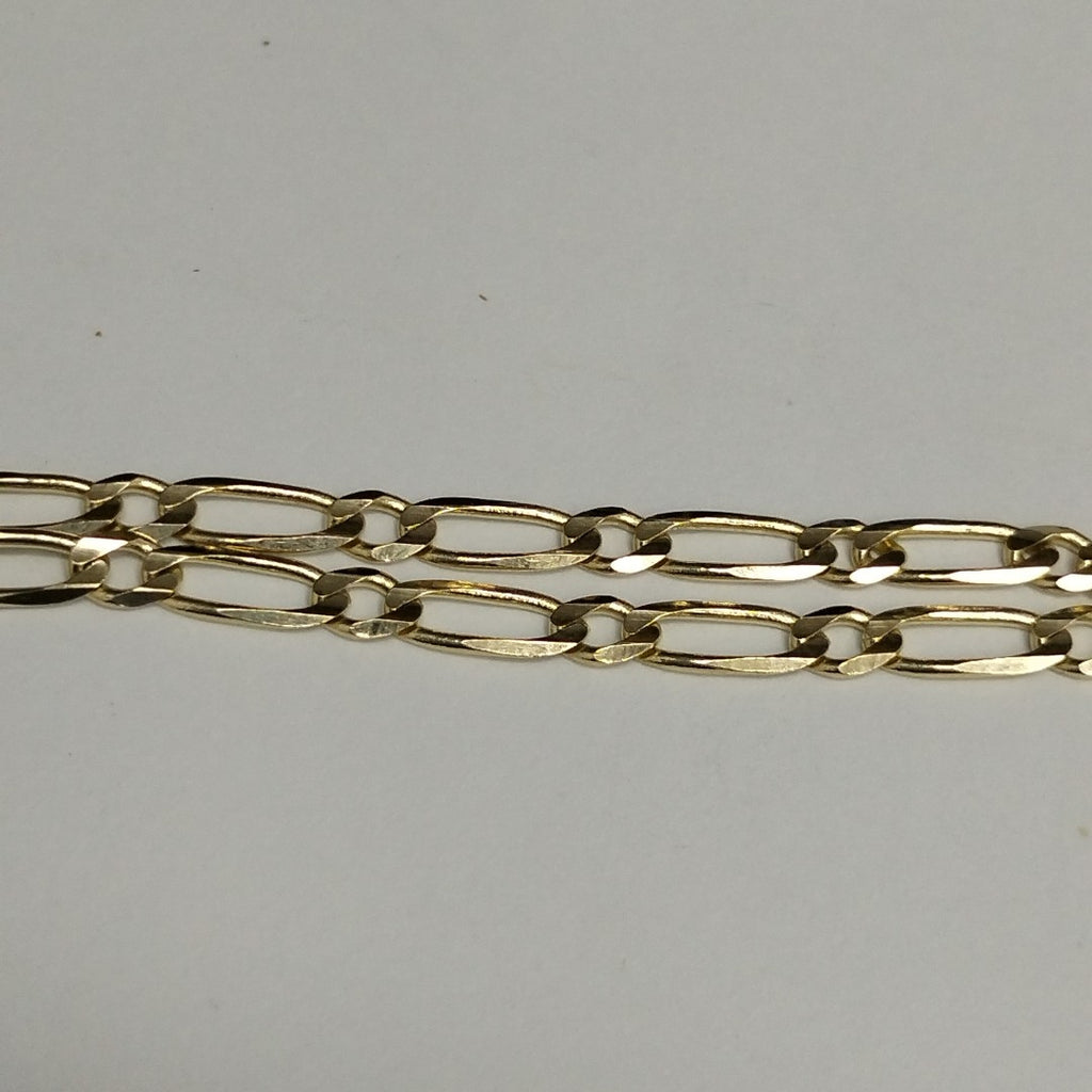 PULSERAS 1X1 ORO 14K 18 CM 2.7 GR (NUEVO)