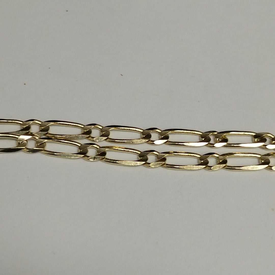 PULSERAS 1X1 ORO 14K 18 CM 2.7 GR (NUEVO)