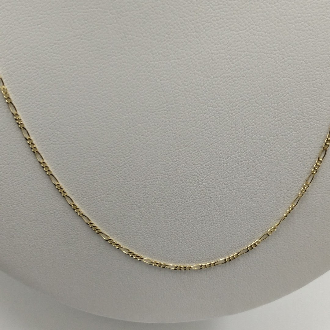 CADENAS TEJIDO 3X1 ORO 14K 55 CM 2.6 GR (NUEVO)