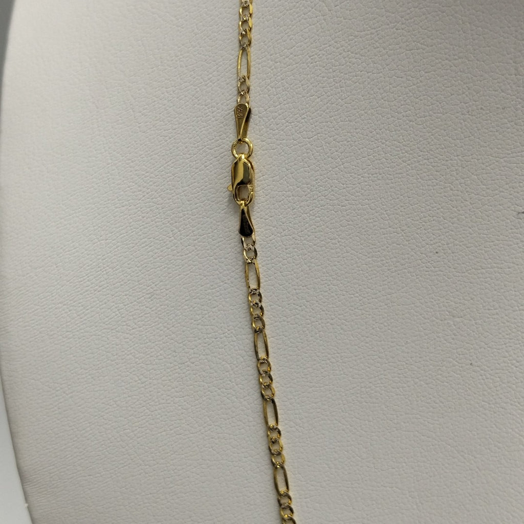 CADENAS TEJIDO 3X1 ORO 14K 55 CM 4.8 GR (NUEVO)