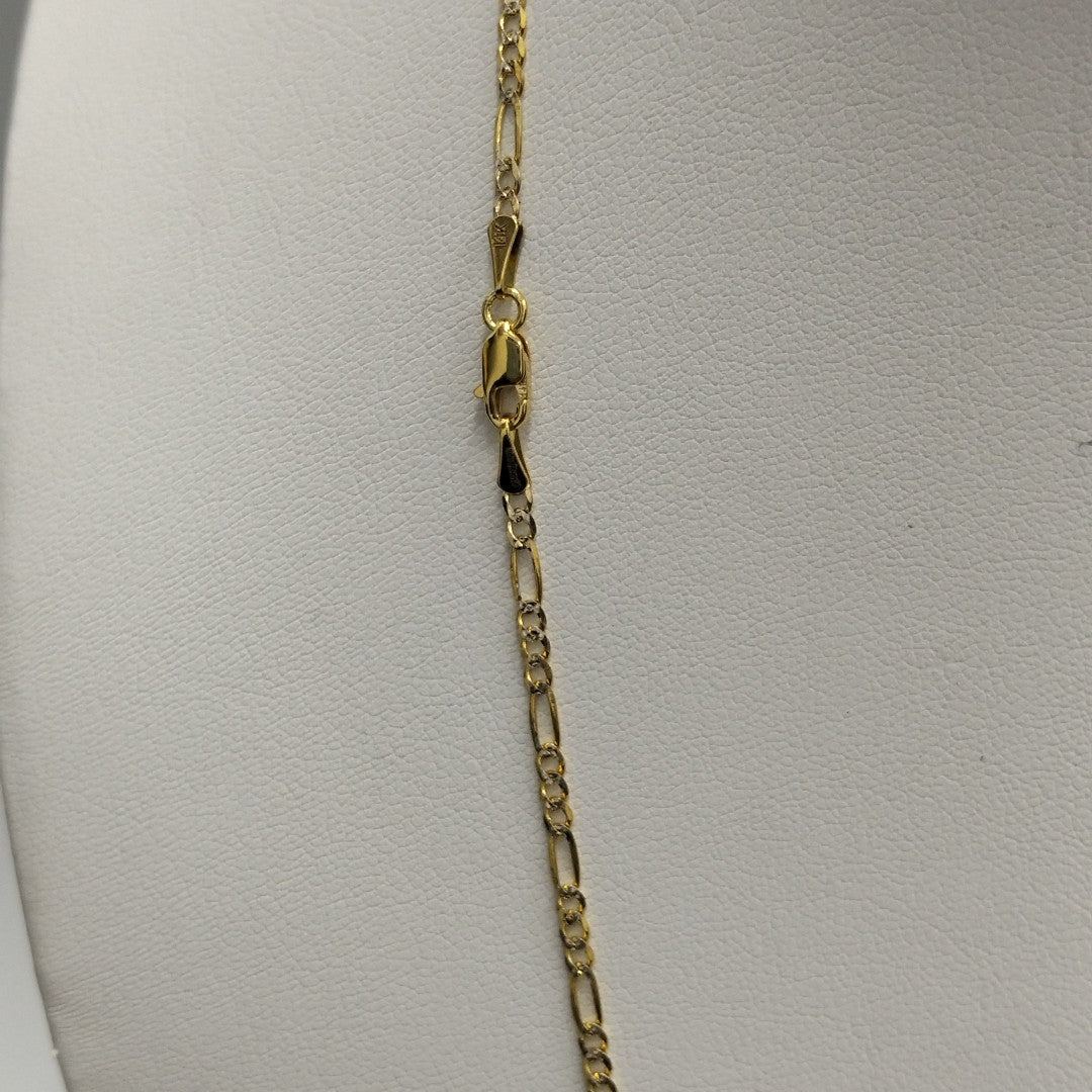 CADENAS TEJIDO 3X1 ORO 14K 55 CM 4.8 GR (NUEVO)