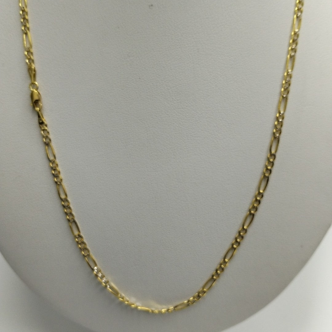 CADENAS 3X1 DIAMANTADA ORO 14K 55 CM 8.5 GR (NUEVO)
