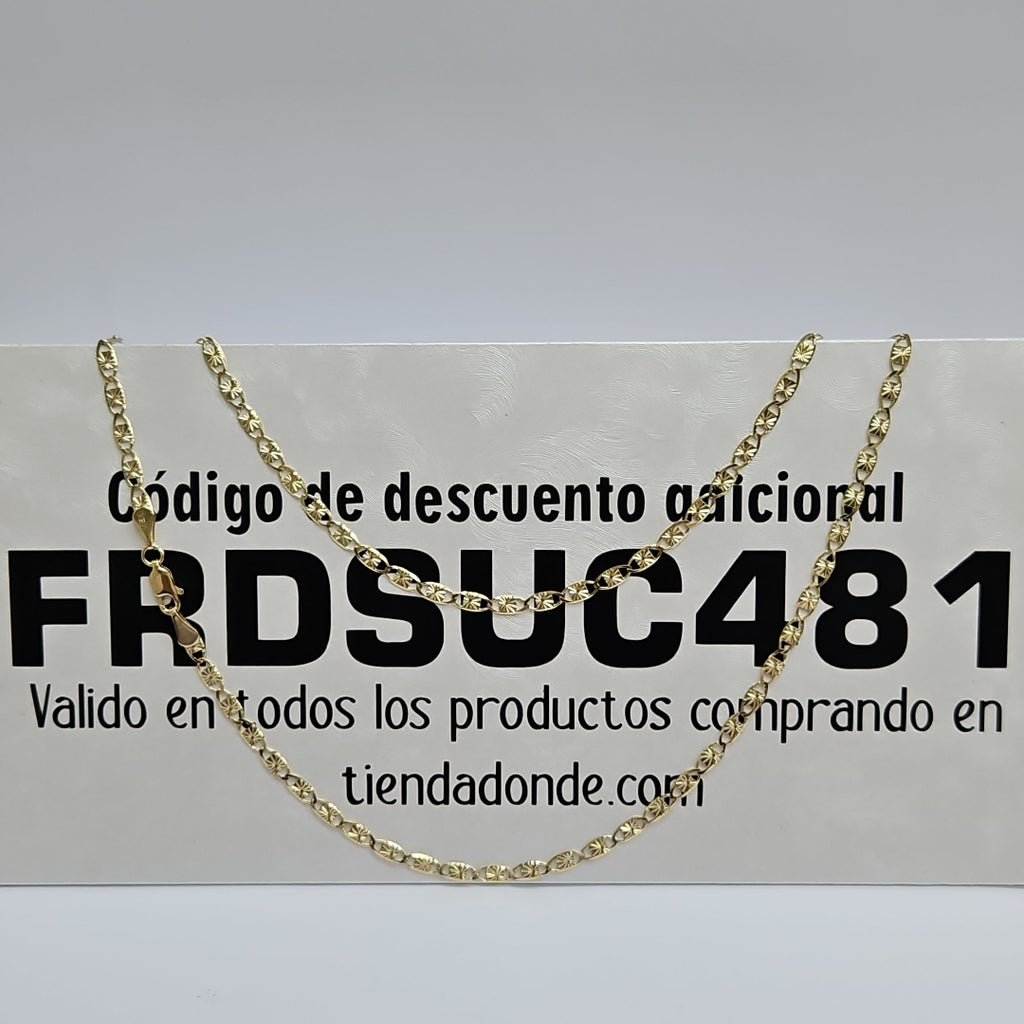 CADENAS GUCHI ORO 14K 55 CM 7.1 GR (NUEVO)