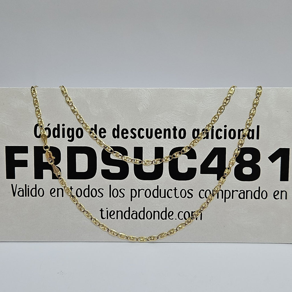 CADENAS GUCHI ORO 14K 55 CM 7 GR (NUEVO)