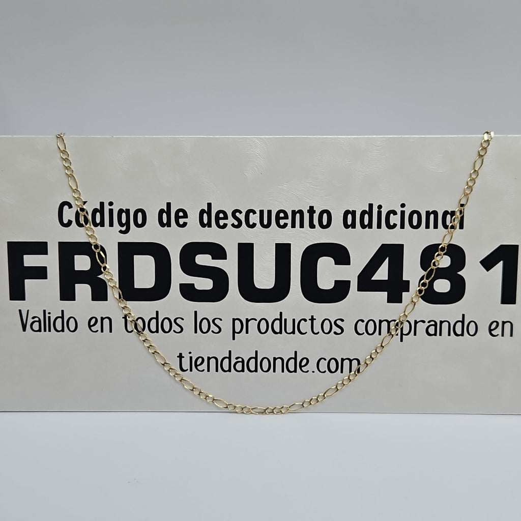 CADENAS 3X1 ORO 14K 55 CM 5.1 GR (NUEVO)