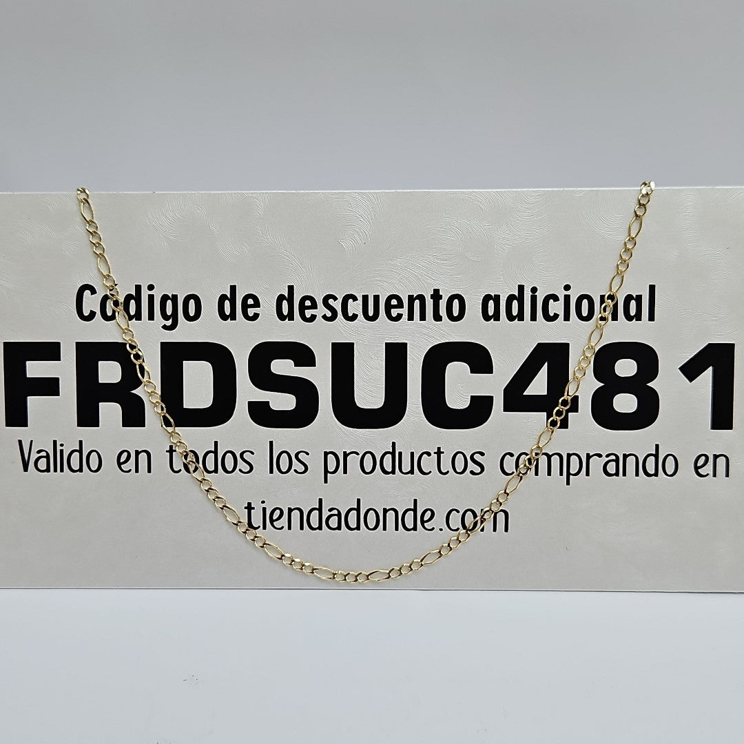 CADENAS 3X1 ORO 14K 55 CM 5.2 GR (NUEVO)