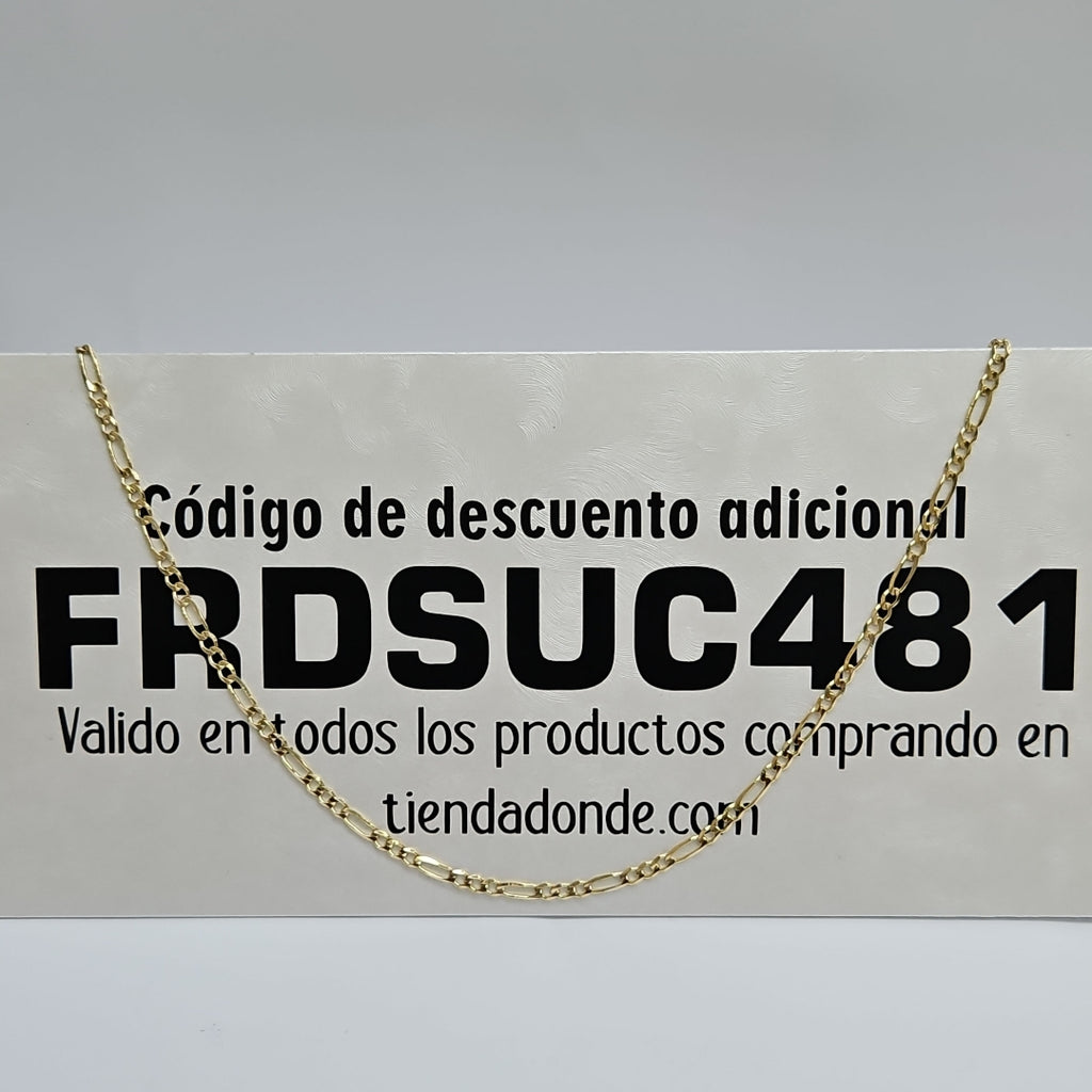 CADENAS 3X1 ORO 14K 55 CM 7.9 GR (NUEVO)
