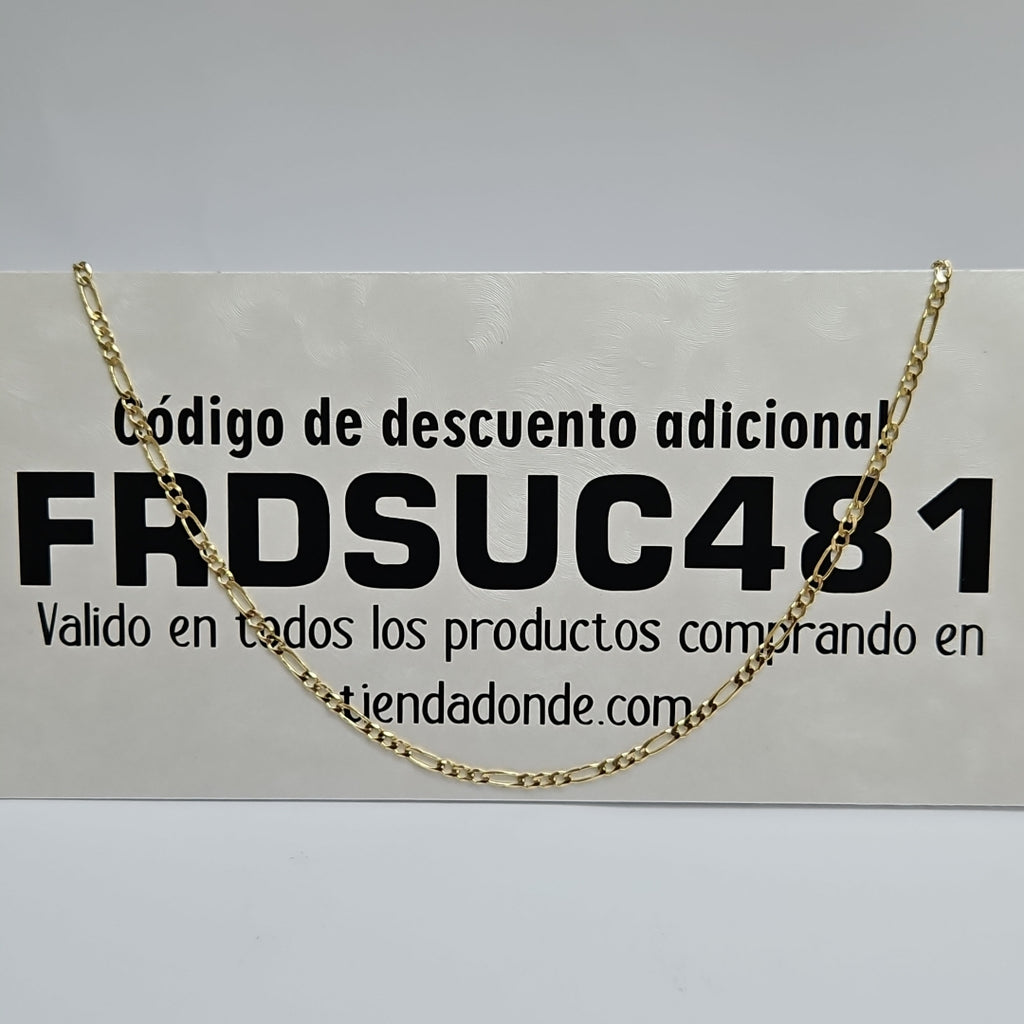 CADENAS 3X1 ORO 14K 60 CM 8.9 GR (NUEVO)