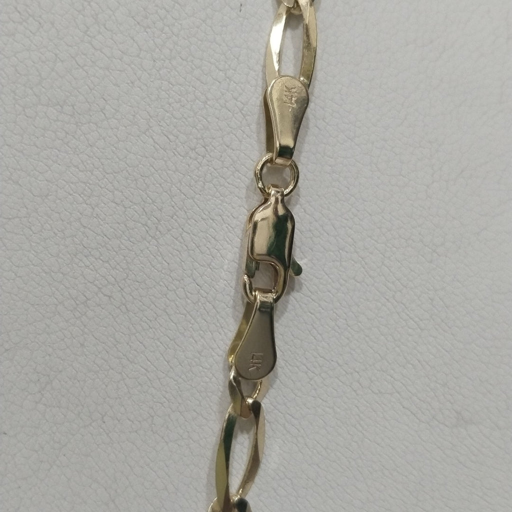 CADENAS TEJIDO 3X1 ORO 14K 60 CM 13.6 GR (NUEVO)