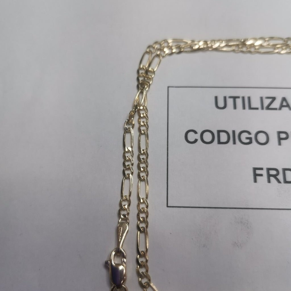 CADENAS 3X1 ORO 14K 55 CM 5 GR (NUEVO)
