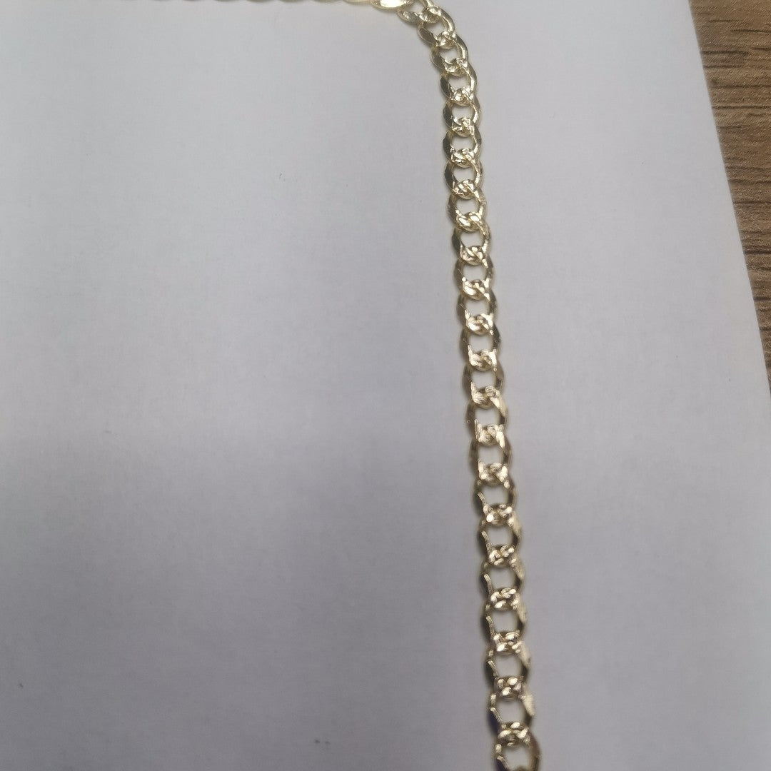 CADENAS BARBADA ORO 14K 55 CM 13.1 GR (NUEVO)