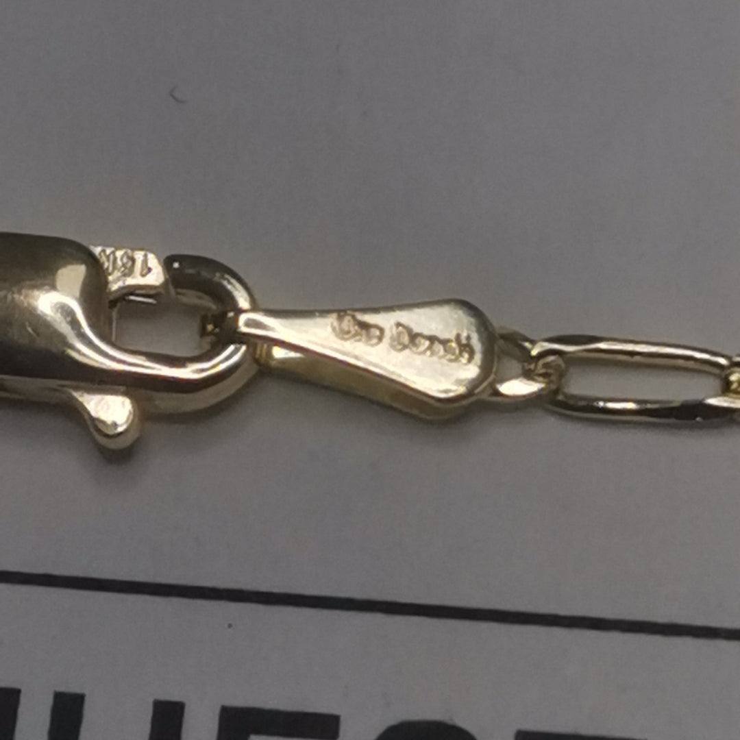 CADENAS TEJIDO 3X1 ORO 14K 55 CM 3.7 GR (NUEVO)