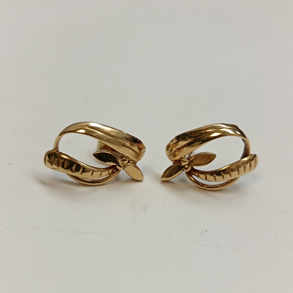 BROQUELES PAR ORO 14 K 2,10 GRMS (SEMINUEVO)
