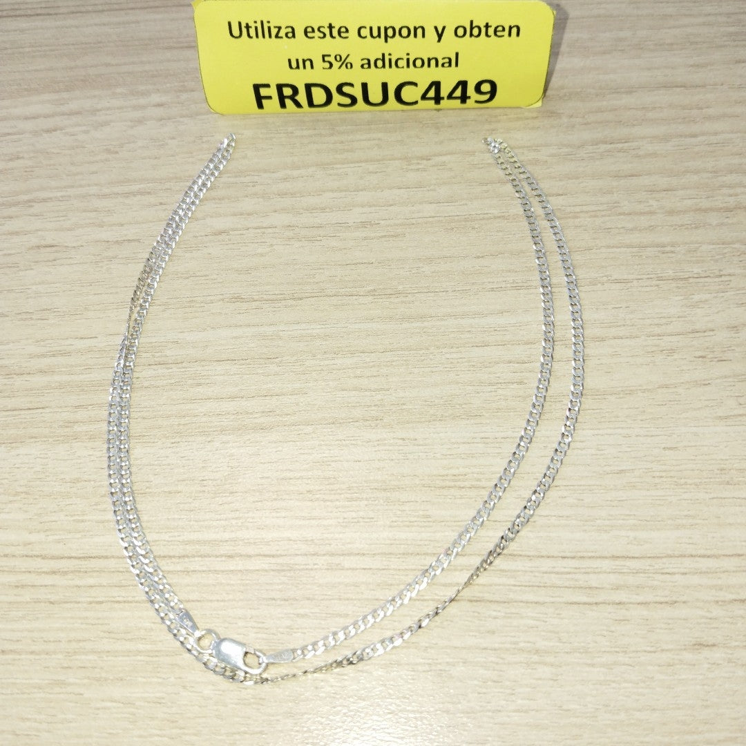 CADENA PLATA 3.6 GRMS (SEMINUEVO)