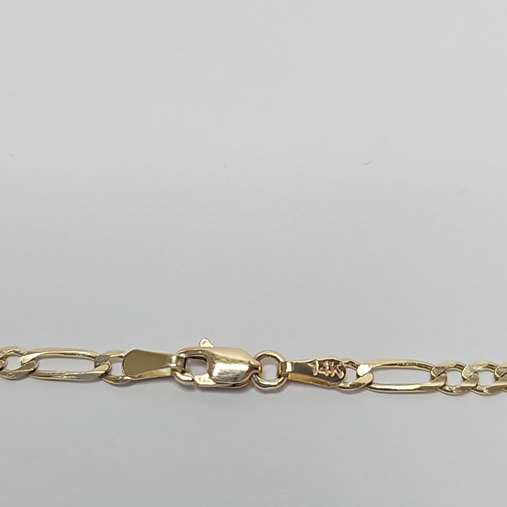 CADENAS 3X1 ORO 14K 55 CM 8 GR (NUEVO)