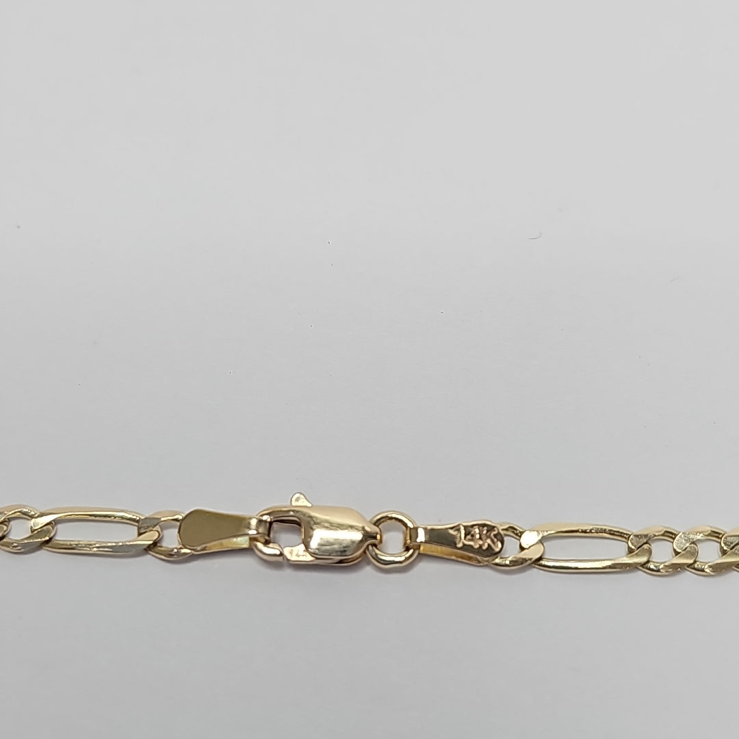 CADENAS 3X1 ORO 14K 55 CM 8 GR (NUEVO)