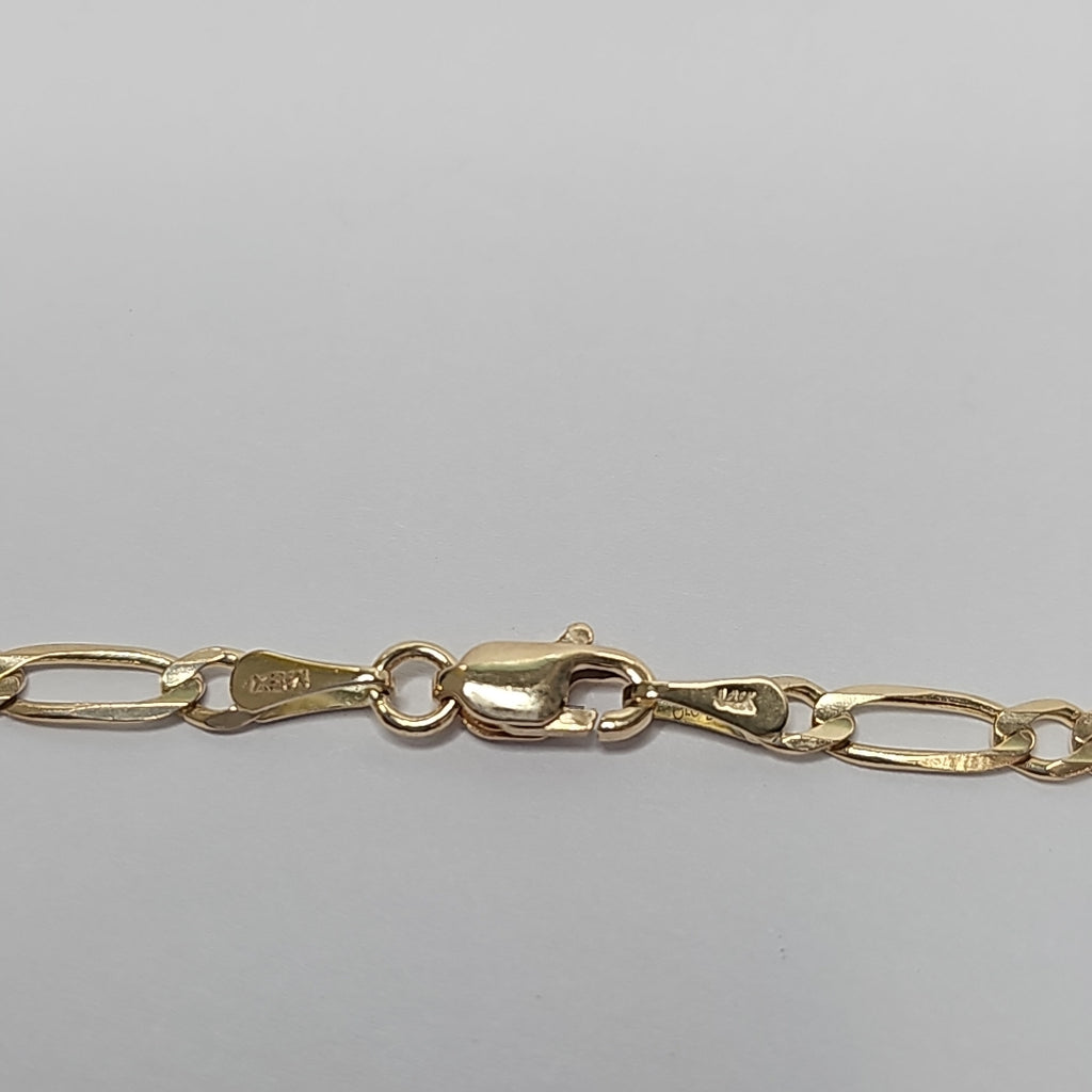 CADENAS 1X1 ORO 14K 55 CM 7.4 GR (NUEVO)