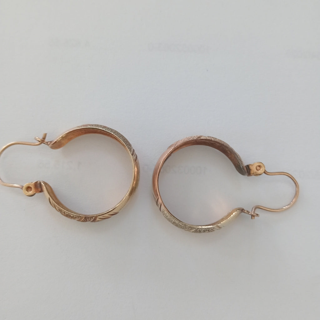 ARRACADAS PAR ORO 8 K 4,40 GRMS (SEMINUEVO)