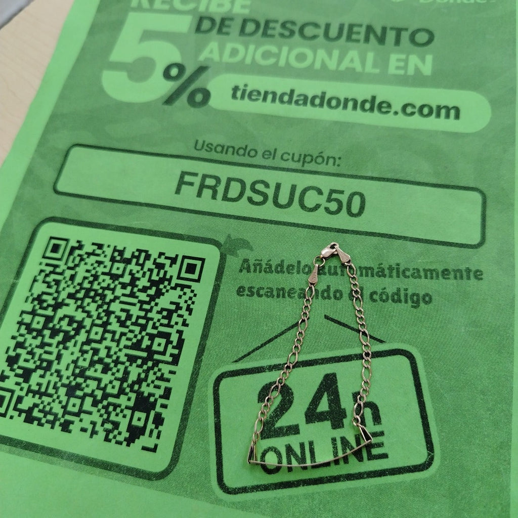 ESCLAVA ORO 14 K 3.4 GRMS (SEMINUEVO)