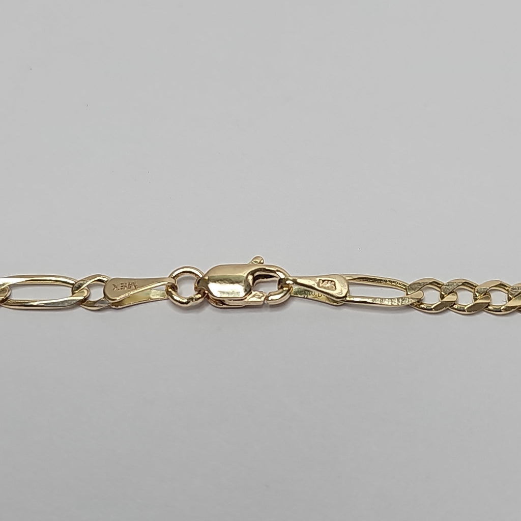 CADENAS 3X1 ORO 14K 60 CM 8.9 GR (NUEVO)