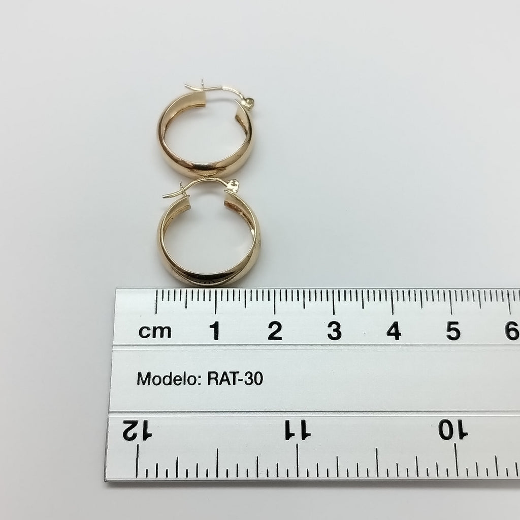 ARETES ARRACADAS ORO 10K 2.3 GR (NUEVO)