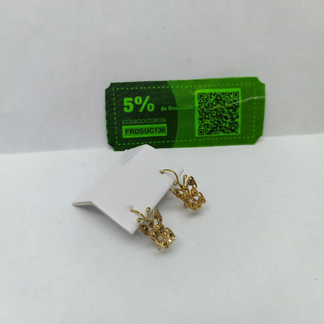 ARETES PAR ORO 8 K 1,40 GRMS (SEMINUEVO)