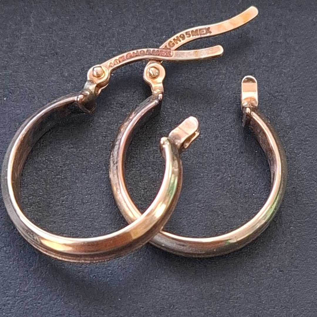 ARRACADAS PAR ORO 10 K 1.6 GRMS (SEMINUEVO)
