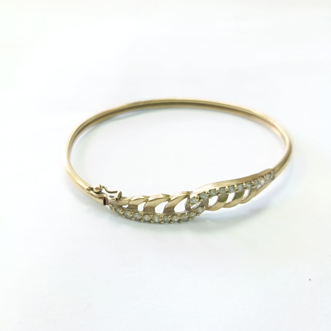 PULSERA RIGIDA ORO 10 K 6.3 GRMS (SEMINUEVO)