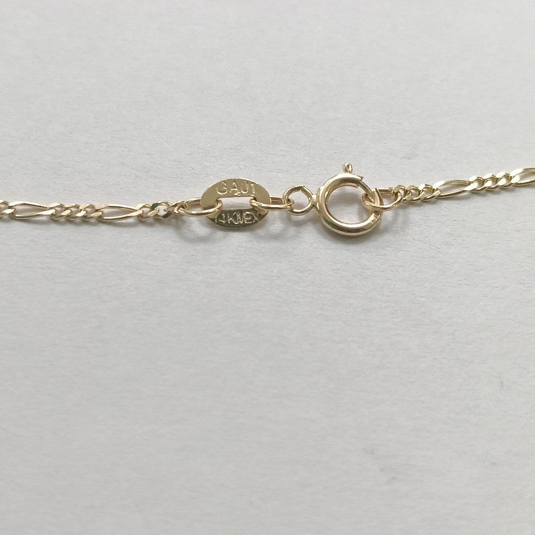 CADENAS TEJIDO 3X1 ORO 14K 55 CM 2.7 GR (NUEVO)