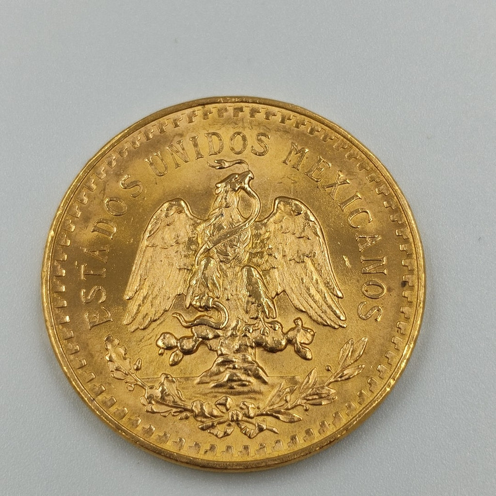 K1 41,60 GRMS 21 K IDENTIFICACIÓN MONEDA NOMINATIVA MONEDAS PESOS 50 PESOS (SEMINUEVO)
