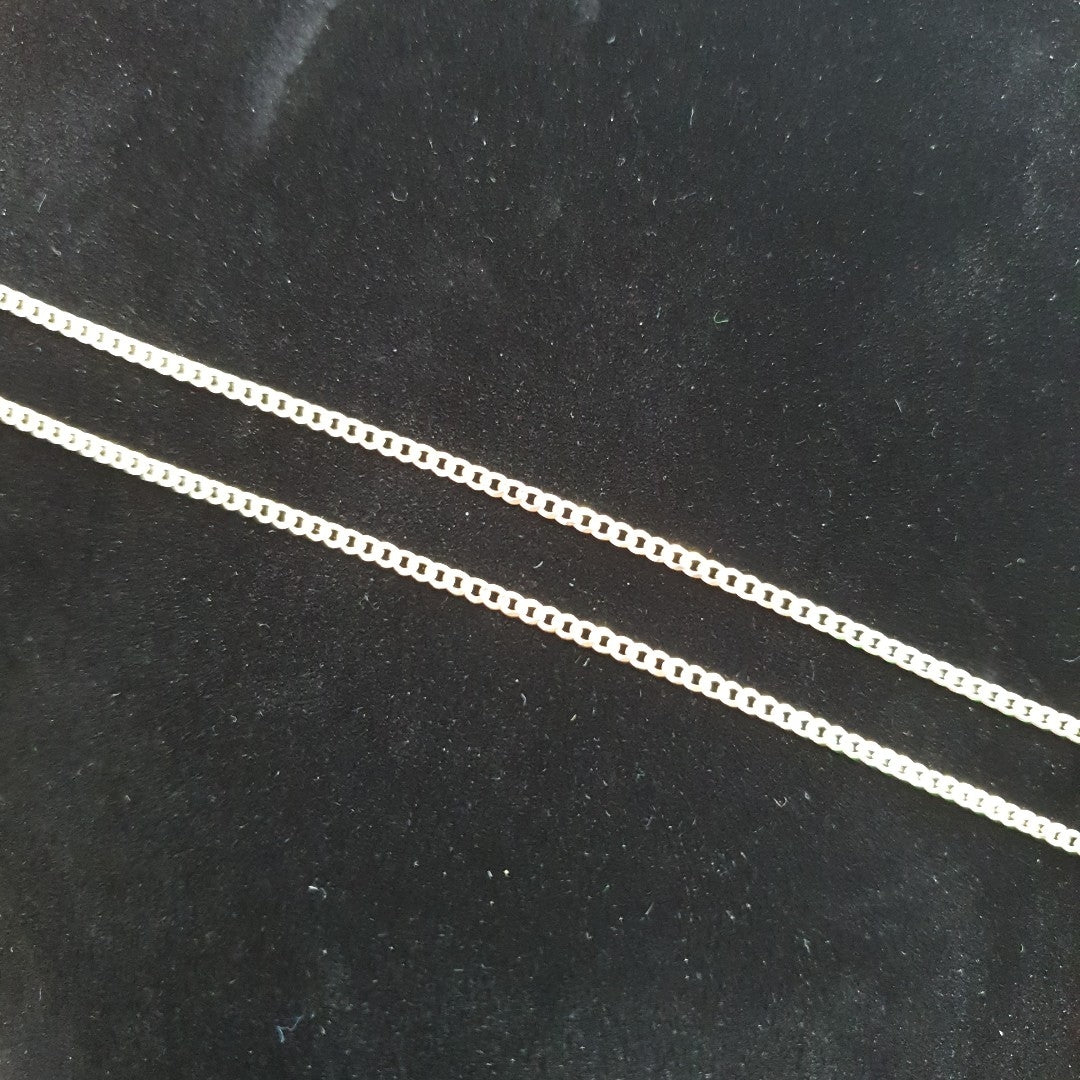 CADENAS TEJIDO BARBADA ORO 10K 50 CM 3.5 GR (NUEVO)